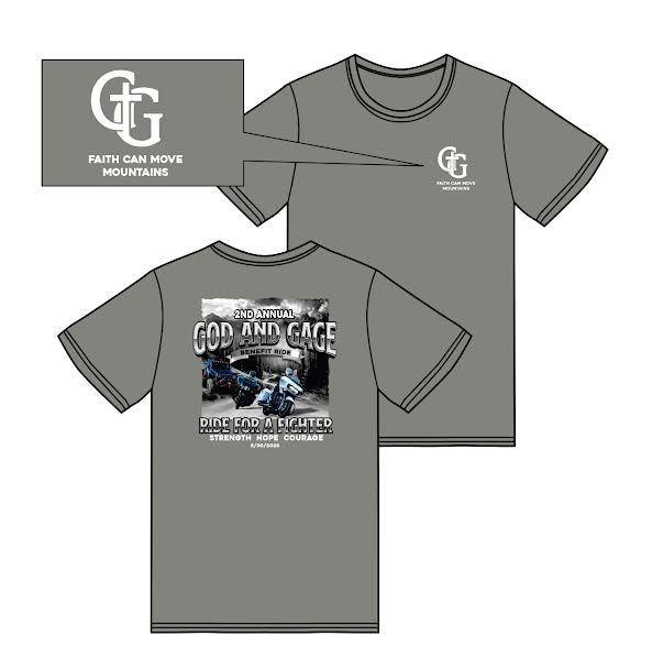 NEW 2ND ANNUAL BENEFIT RIDE T-SHIRT