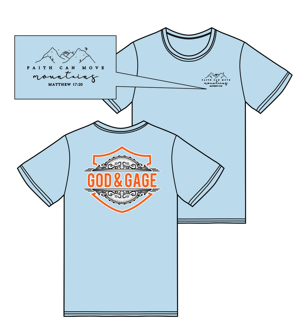 FAITH CAN MOVE MOUNTAIN TEES